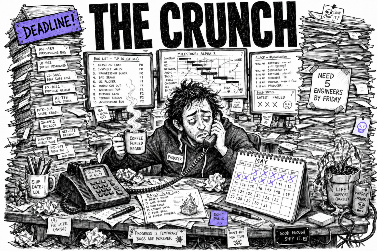EP-01 THE CRUNCH:被排期压垮的制作人